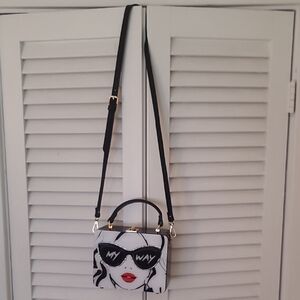 Stylish Black and White Women's Handbag